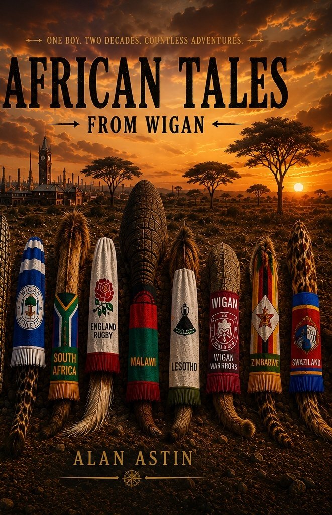 Cover of AFRICAN TALES FROM WIGAN T.I.A by Alan astin